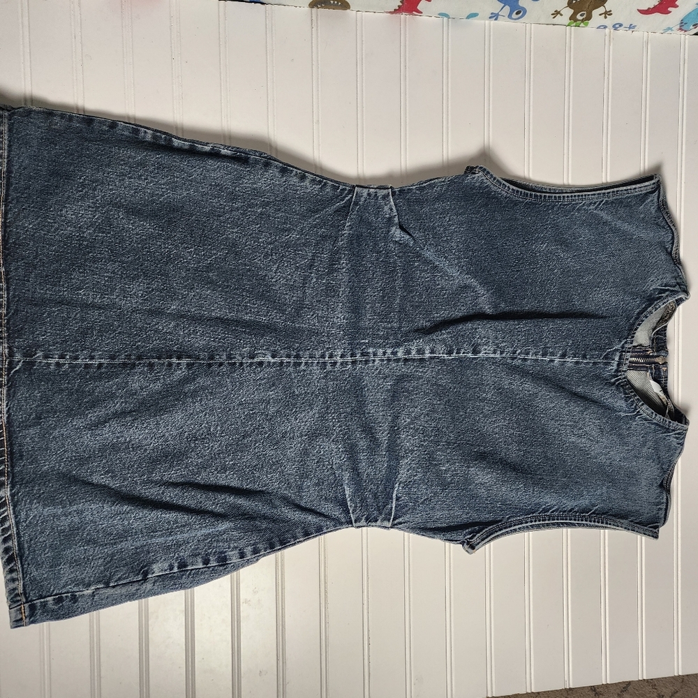 Zara Denim Dresz, Large - Picture 14 of 14